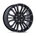 Performance Replicas PR223 24x10 Inch Gloss Black Milled Wheel with 6x139.7 Bolt Pattern and +28 Offset