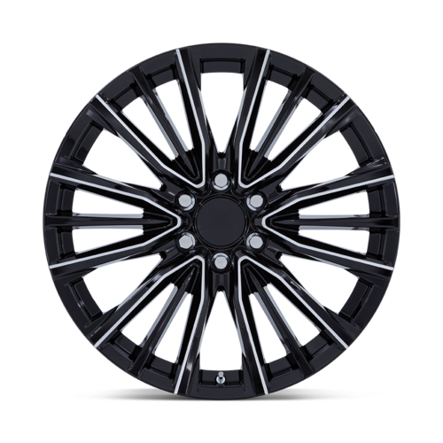 Performance Replicas PR223 22x9 Gloss Black Milled Wheel with 6x139.7 Bolt Pattern and +28 Offset