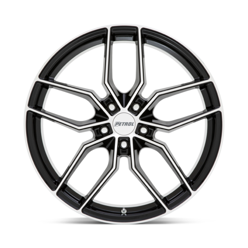 Petrol PE P5C 18x8 Gloss Black Machined Face Wheel with 5x112 Bolt Pattern and 66.56mm Center Bore