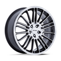 Petrol PE001 P1D 17x8 Inch Gloss Black Machined Alloy Wheel with 5x120 Bolt Pattern and +35 Offset