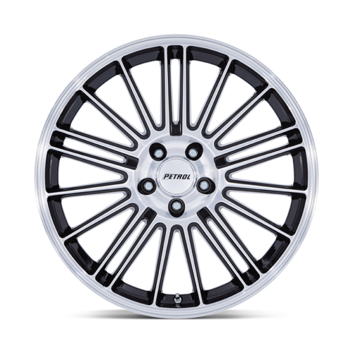 Petrol PE001 P1D 19x8 Gloss Black Machined Wheel with 5x114.3 Bolt Pattern and +40 Offset