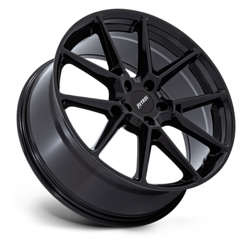 Petrol PE002 P1E 17x8 Gloss Black Wheel with 5x100 Bolt Pattern and +35 Offset