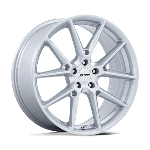 Petrol PE002 P1E 19x8 Gloss Silver Alloy Wheel with 5x120 Bolt Pattern and +35 Offset