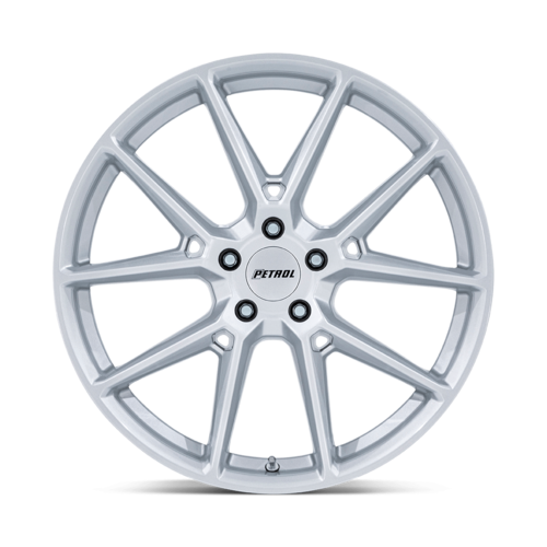 Petrol PE002 P1E 19x8 Gloss Silver Alloy Wheel with 5x115 Bolt Pattern and 72.56mm Center Bore
