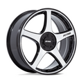 Petrol P2E 17x8 Gloss Black Machined Alloy Wheel with 5x100/120 Bolt Pattern and +35 Offset
