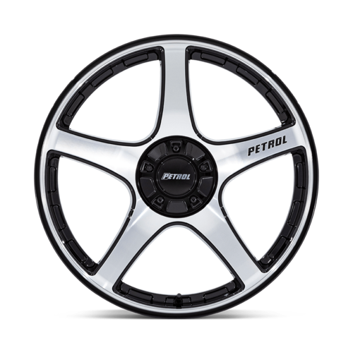 Petrol P2E 18x8 Gloss Black Machined Wheel with 5x110/115 Bolt Pattern and +40 Offset
