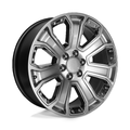 Performance Replicas PR113HC 20x9 Hyper Silver Dark with Chrome Accents Wheels