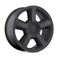 Performance Replicas PR131 20x8.5 Matte Black Wheel with 6x139.7 Bolt Pattern and 78.10mm Center Bore