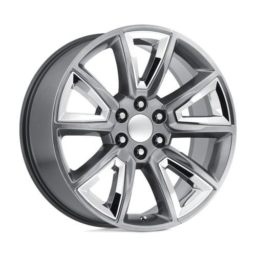 Performance Replicas PR168 22x9 Hyper Silver with Chrome Accents Wheel