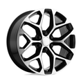 Performance Replicas PR176 24x10 Gloss Black Machined Wheel with 6x139.7 Bolt Pattern