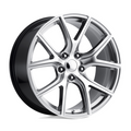 Performance Replicas PR181HM 20x9 Hyper Silver Machined Wheel with 5x127 Bolt Pattern and 71.50 Center Bore