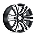 Performance Replicas PR182 20x9 Gloss Black Machined Wheel with 6x139.7 Bolt Pattern and 78.10 Center Bore