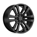 Performance Replicas PR182SB Satin Black 20x9 Inch Wheel with 6x139.7 Bolt Pattern and 78.10 Center Bore
