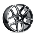 Performance Replicas PR192 20x9 Gloss Black Machined Wheels with 5x139.7 Bolt Pattern
