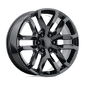 Performance Replicas PR196 20x9 Gloss Black Wheel with 6x139.7 Bolt Pattern and 78.10mm Center Bore