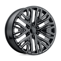 Performance Replicas PR197 20x9 Gloss Black Milled Wheel with 6x139.7 Bolt Pattern