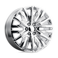 Performance Replicas PR198 20x9 Chrome Wheel with 6x139.7 Bolt Pattern and 78.10mm Center Bore