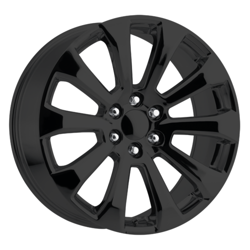 Performance Replicas PR204 22x9 Inch Gloss Black Alloy Wheel with 6x139.7 Bolt Pattern and 78.1mm Center Bore
