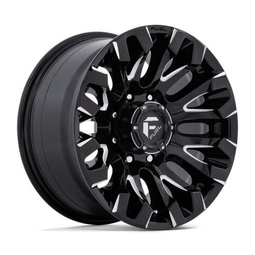 Fuel 1PC D828 Quake 18x9 Gloss Black Milled Wheel with 8x165.1 Bolt Pattern and 125.10 Center Bore