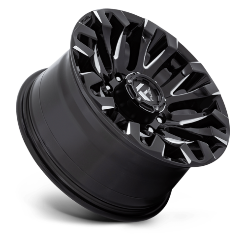 Fuel 1PC D828 Quake 18x9 Gloss Black Milled Wheel with 8x165.1 Bolt Pattern and 125.10 Center Bore