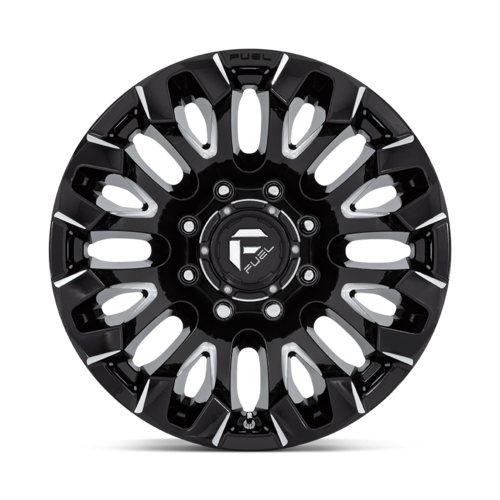 Fuel 1PC D828 Quake 18x9 Gloss Black Milled Wheel with 8x165.1 Bolt Pattern and 125.10 Center Bore