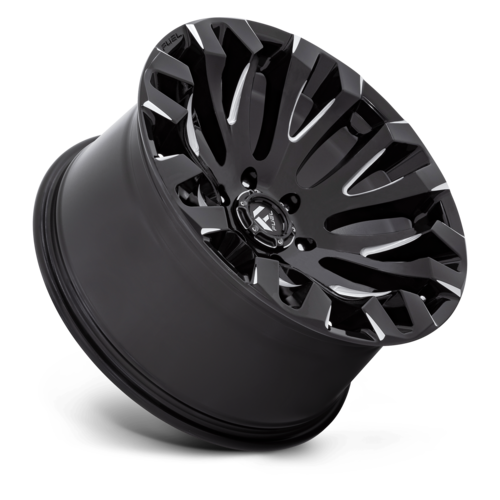 Fuel 1PC D828 Quake 20x10 Gloss Black Milled Wheel with 5x127 Bolt Pattern and -18 Offset