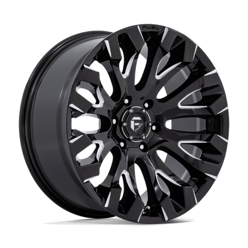 Fuel 1PC D828 Quake 20x9 Gloss Black Milled Wheel with 6x139.7 Bolt Pattern
