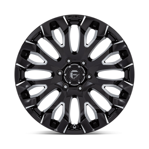 Fuel 1PC D828 Quake 20x9 Gloss Black Milled Wheel with 6x139.7 Bolt Pattern