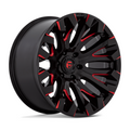 Fuel 1PC D829 Quake 20x10 Gloss Black Milled Red Tint Wheel with -18 Offset and 5x127 Bolt Pattern