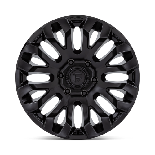 Fuel 1PC D831 Quake 18x9 Blackout Wheel with 6x139.7 Bolt Pattern and +1 Offset