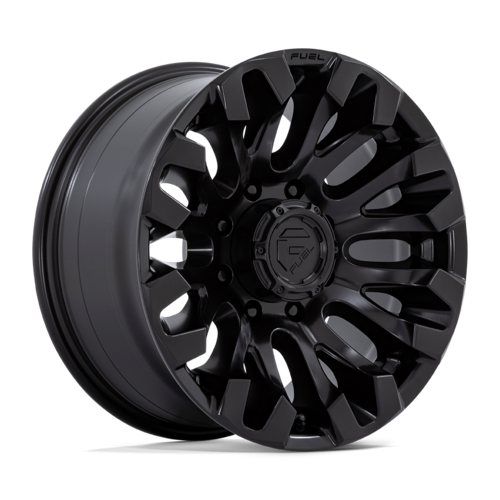 Fuel 1PC D831 QUAKE 18x9 Blackout Wheel with 8x180 Bolt Pattern and 124.2mm Center Bore
