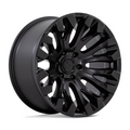 Fuel 1PC D831 QUAKE 18x9 Blackout Wheel with 5x139.7 Bolt Pattern and +1 Offset