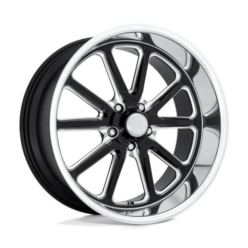 US Mag 1PC U117 Rambler 20x9.5 Gloss Black Milled Wheel with 5x120.65 Bolt Pattern and 72.56 Center Bore