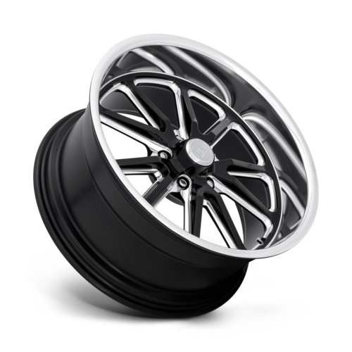 US Mag 1PC U117 Rambler 20x9.5 Gloss Black Milled Wheel with 5x127 Bolt Pattern