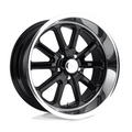 US Mag 1PC U121 RAMBLER 20x8 Gloss Black Wheel with 5x120.65 Bolt Pattern and 72.56 Center Bore