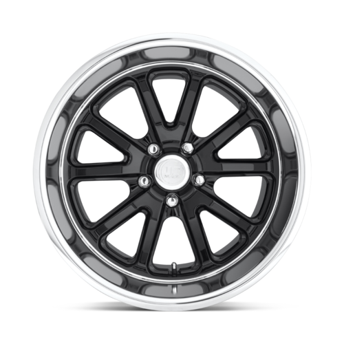 US Mag 1PC U121 Rambler 18x8 Gloss Black Alloy Wheel with 5x120.65 Bolt Pattern and 72.56 Center Bore