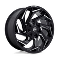Fuel 1PC D753 Reaction 20x9 Inch Gloss Black Milled Wheel with 8x180 Bolt Pattern