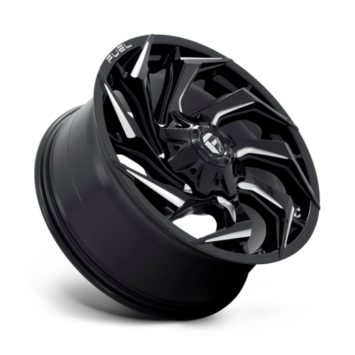 Fuel 1PC Reaction 20x9 Inch Gloss Black Milled Wheel with 8x170 Bolt Pattern and 125.10 Center Bore