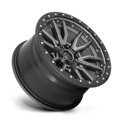 Fuel 1PC D680 Rebel 20x9 Matte Gunmetal Black Bead Ring Wheel