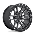 Fuel 1PC D680 Rebel 20x10 Matte Gunmetal Black Bead Ring Wheel for 6x135 Bolt Pattern