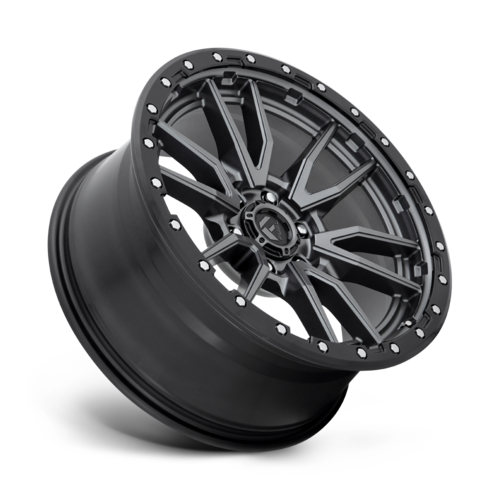 Fuel 1PC D680 Rebel 20x9 Matte Gunmetal Black Bead Ring Wheel