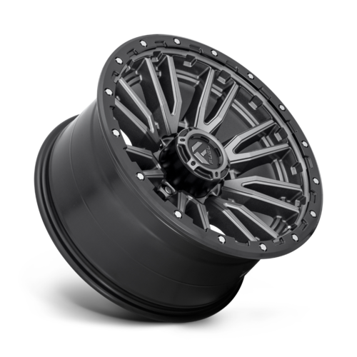 Fuel 1PC D680 Rebel 20x10 Matte Gunmetal Black Bead Ring Wheel with 8x170 Bolt Pattern and -18 Offset