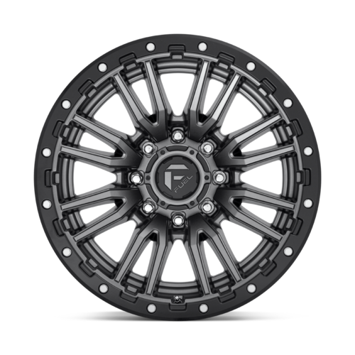 Fuel 1PC D680 Rebel 20x10 Matte Gunmetal Black Bead Ring Off-Road Wheel