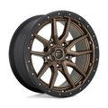 Fuel 1PC D681 Rebel 20-Inch Matte Bronze Black Bead Ring Wheel with 5x150 Bolt Pattern