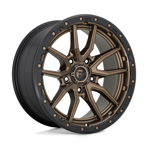 Fuel 1PC D681 Rebel 20-Inch Matte Bronze Black Bead Ring Wheel with 5x150 Bolt Pattern