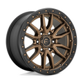 Fuel 1PC D681 Rebel 20x10 Matte Bronze Black Bead Ring Wheel with -18 Offset and 5x139.7 Bolt Pattern