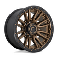 Fuel 1PC D681 Rebel 20x10 Matte Bronze Black Bead Ring Wheel - 8x165.1 Bolt Pattern, -18 Offset