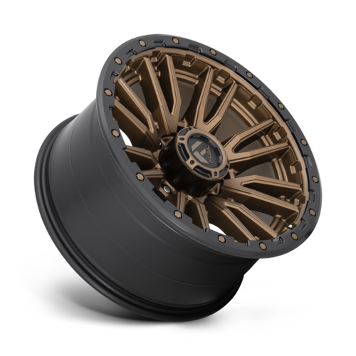 Fuel 1PC D681 Rebel 20x10 Matte Bronze Black Bead Ring Wheel with 8x180 Bolt Pattern and -18 Offset
