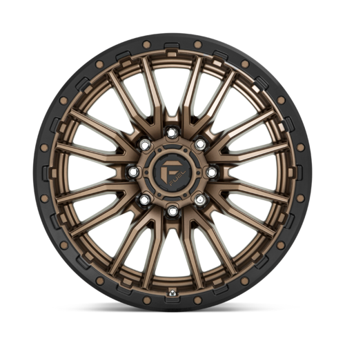 Fuel 1PC D681 Rebel 22x10 Matte Bronze Black Bead Ring Wheel