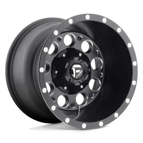 Fuel 1PC D525 Revolver 15x10 Matte Black Milled Wheel with 6x139.7 Bolt Pattern and -43 Offset